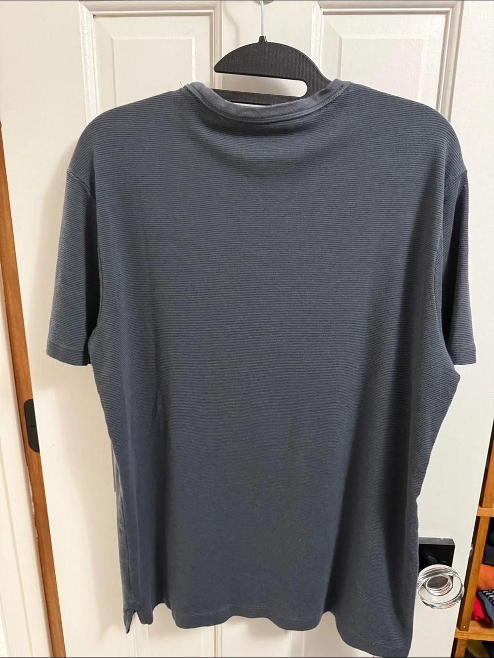 Banana Republic Women’s Short-Sleeve Luxe Touch Performance Tee In Charcoal